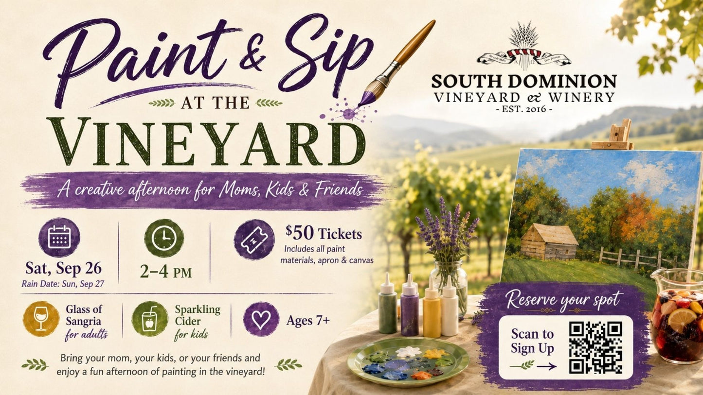 Paint & Sip at the Vineyard