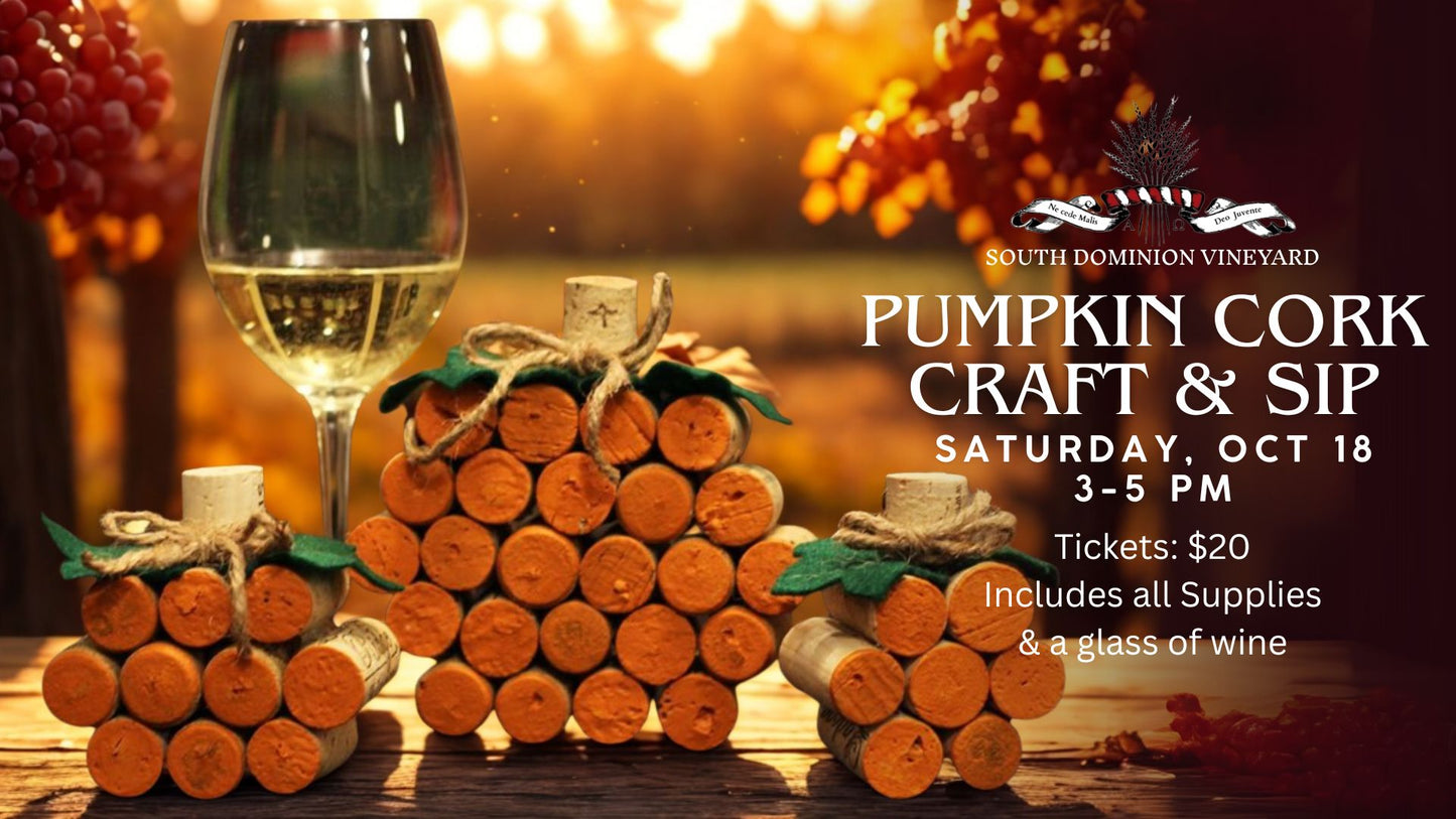 Pumpkin Cork Craft & Sip