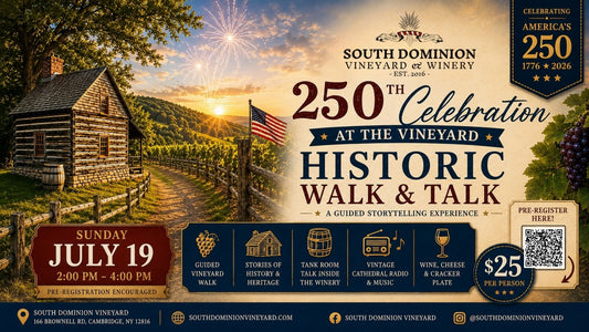 History Walk & Talk: 250th Celebration at South Dominion Vineyard