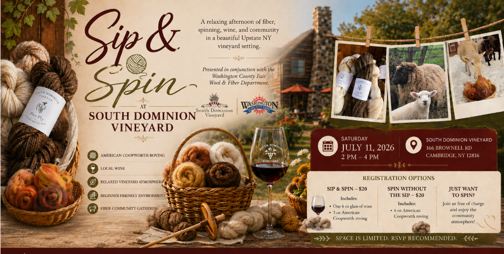 Sip & Spin at South Dominion Vineyard